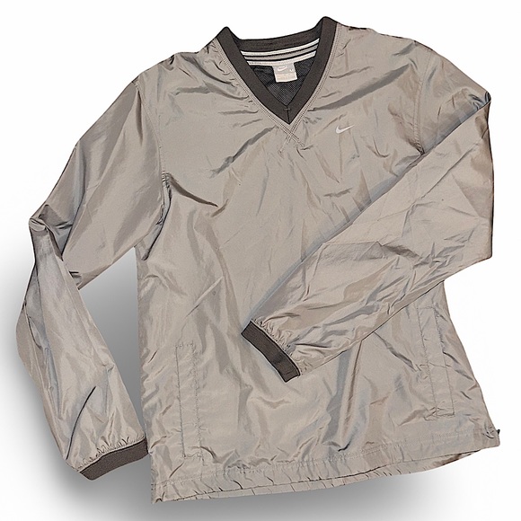 Nike VTG Y2K Silver Tag Golf Pullover with waist Zip